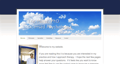 Desktop Screenshot of ericmillerphd.com